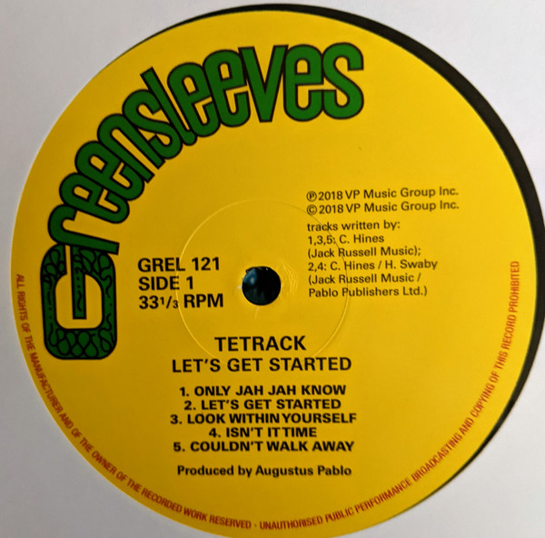 Tetrack - Let's Get Started | Greensleeves Records (GREL121) - 3 Tetrack - Let's Get Started | Greensleeves Records (GREL121) - 3