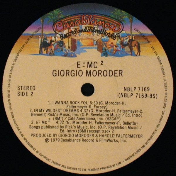 Giorgio Moroder - E=MC² | Casablanca (NBLP 7169) - main Giorgio Moroder - E=MC² | Casablanca (NBLP 7169) - main