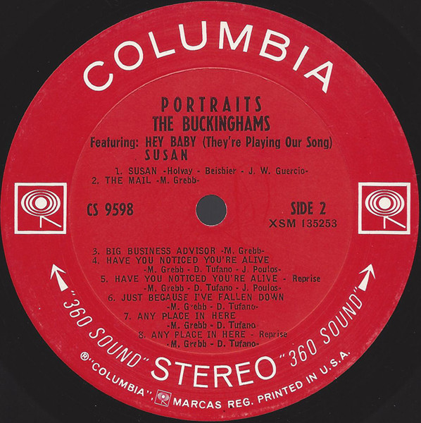 The Buckinghams - Portraits | Columbia (CS 9598) - 4
