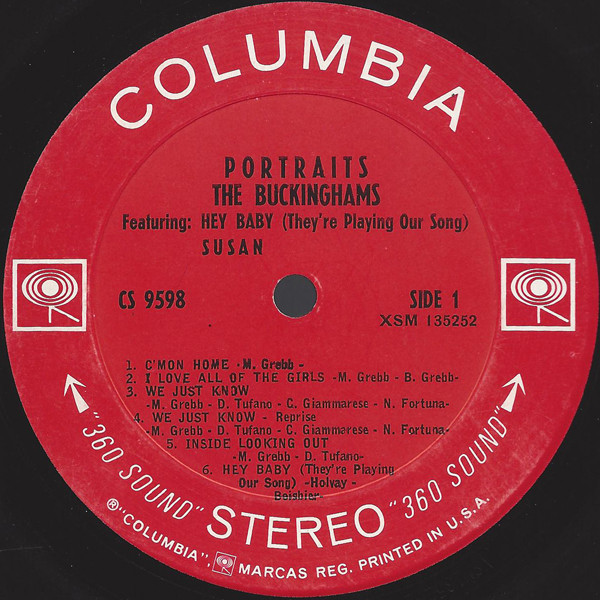 The Buckinghams - Portraits | Columbia (CS 9598) - 3