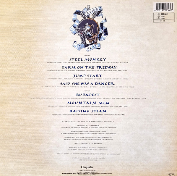 Jethro Tull - Crest Of A Knave | Chrysalis (208 561) - 2