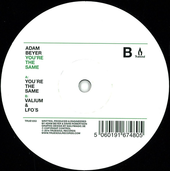 Adam Beyer - You're The Same | Truesoul (TRUE1253) - 2