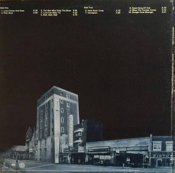 Murray McLauchlan And The Silver Tractors - Hard Rock Town | True North (TN-29) - 3 Murray McLauchlan And The Silver Tractors - Hard Rock Town | True North (TN-29) - 3