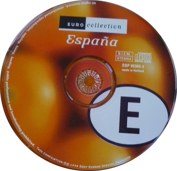 Various - Euro Collection - España | Eddy Ouwens Special Products (EOP 95365-2) - 2