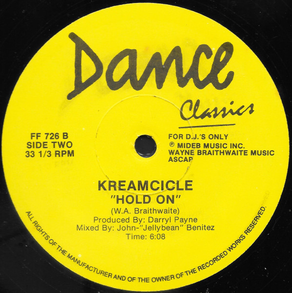 FF Yellowhand / Kreamcicle - You Want Every Night / Hold On | Dance Classics (FF 726) - 2 FF Yellowhand / Kreamcicle - You Want Every Night / Hold On | Dance Classics (FF 726) - 2