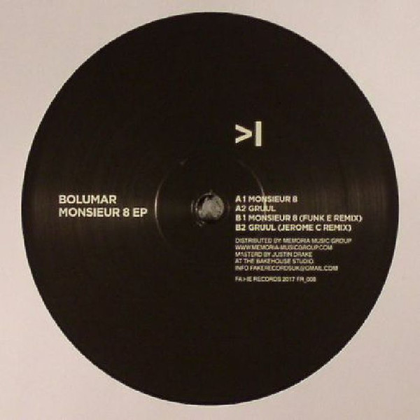 Bolumar - Monsieur 8 EP | Fa>Ie Records (FR 008)