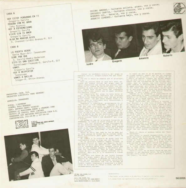 Tennessee - Hoy Estoy Pensando En Ti | Alligator Records (56.0055) - 2 Tennessee - Hoy Estoy Pensando En Ti | Alligator Records (56.0055) - 2