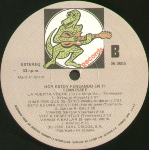 Tennessee - Hoy Estoy Pensando En Ti | Alligator Records (56.0055) - 4 Tennessee - Hoy Estoy Pensando En Ti | Alligator Records (56.0055) - 4