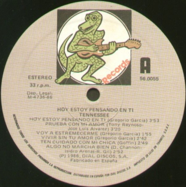 Tennessee - Hoy Estoy Pensando En Ti | Alligator Records (56.0055) - 3 Tennessee - Hoy Estoy Pensando En Ti | Alligator Records (56.0055) - 3