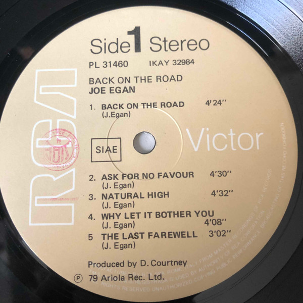 Joe Egan - Back On The Road | RCA Victor (PL 31460) - 3 Joe Egan - Back On The Road | RCA Victor (PL 31460) - 3