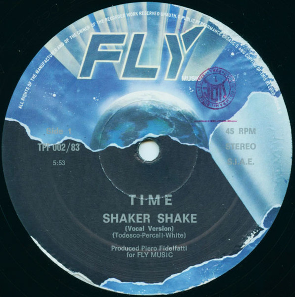 Time - Shaker Shake | Fly Music (TPF 002/83) - 3