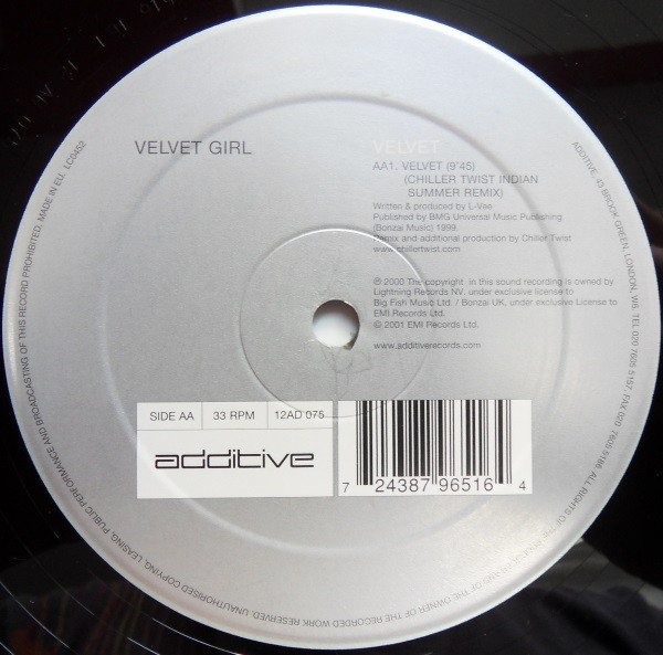 Velvet Girl - Velvet | Additive (12 AD 075) - 3