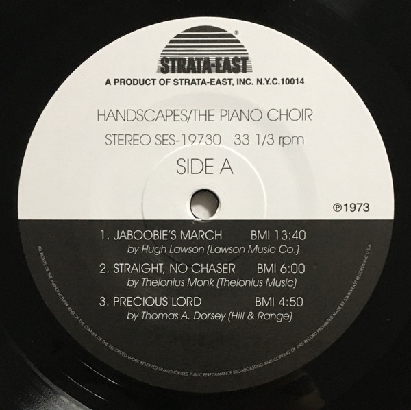The Piano Choir - Handscapes | Strata-East (SES-19730) - 4