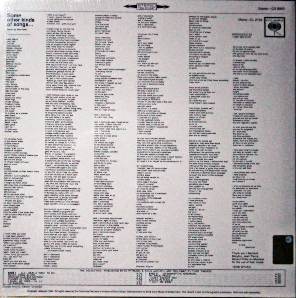 Bob Dylan - Another Side Of Bob Dylan | Columbia (CS 8993) - 2 Bob Dylan - Another Side Of Bob Dylan | Columbia (CS 8993) - 2