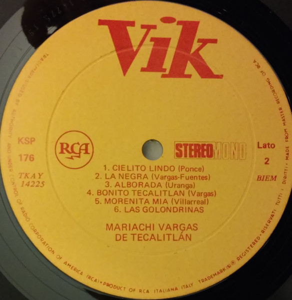 Mariachi Vargas de Tecalitlán - Messico | Vik (KSP 176) - 4 Mariachi Vargas de Tecalitlán - Messico | Vik (KSP 176) - 4