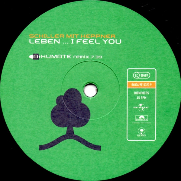 Schiller Mit Peter Heppner - Leben ... I Feel You | Island Records (06024 9815323 9) - 4 Schiller Mit Peter Heppner - Leben ... I Feel You | Island Records (06024 9815323 9) - 4