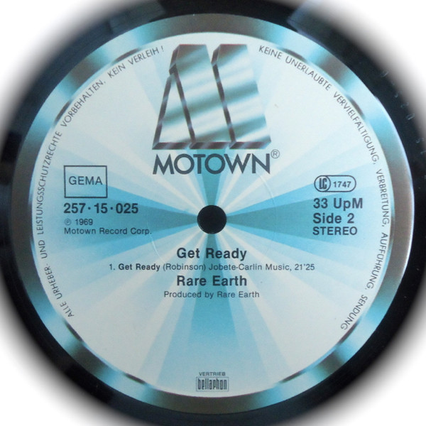 Rare Earth - Get Ready | Bellaphon (257·15·025) - 4 Rare Earth - Get Ready | Bellaphon (257·15·025) - 4