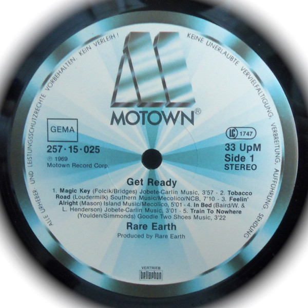 Rare Earth - Get Ready | Bellaphon (257·15·025) - 3 Rare Earth - Get Ready | Bellaphon (257·15·025) - 3