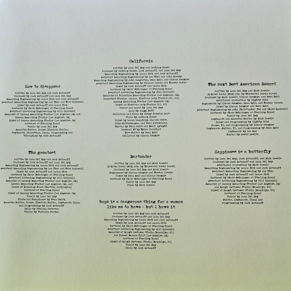 Lana Del Rey - NFR! | Polydor (0840940) - 2