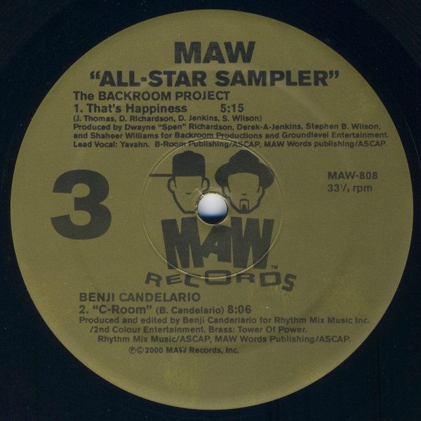 Various - MAW All-Star Sampler | MAW Records (MAW-808) - 3 Various - MAW All-Star Sampler | MAW Records (MAW-808) - 3