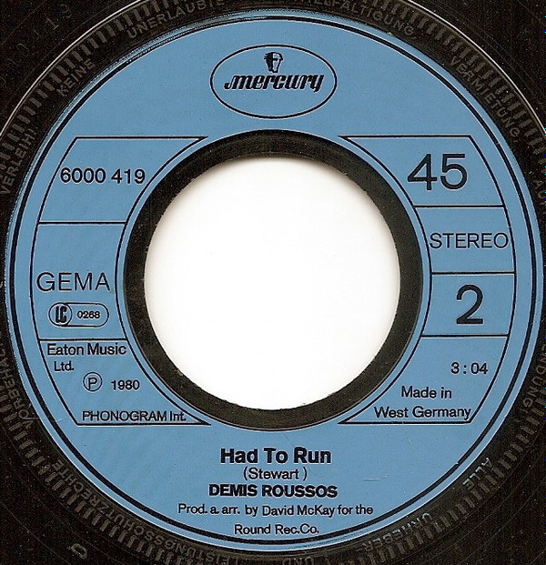 Demis Roussos - Lost In Love | Mercury (6000 419) - 2