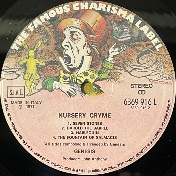 Genesis - Nursery Cryme | Charisma (6369 916 A) - 4 Genesis - Nursery Cryme | Charisma (6369 916 A) - 4
