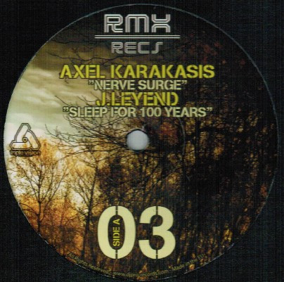 Axel Karakasis / J. Leyend / Horacio Cruz - Nerve Surge | RMX Recs (RMXRECS 003)