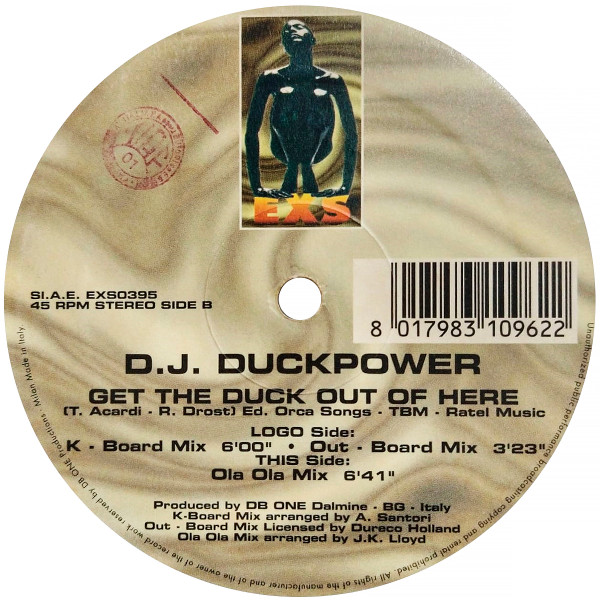 DJ Duckpower - Get The Duck Out Of Here | EXS (EXS0395) - main