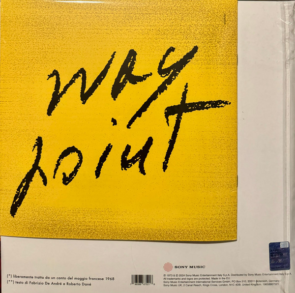 Fabrizio De André - Storia Di Un Impiegato | Sony Music (19658867521) - 3 Fabrizio De André - Storia Di Un Impiegato | Sony Music (19658867521) - 3