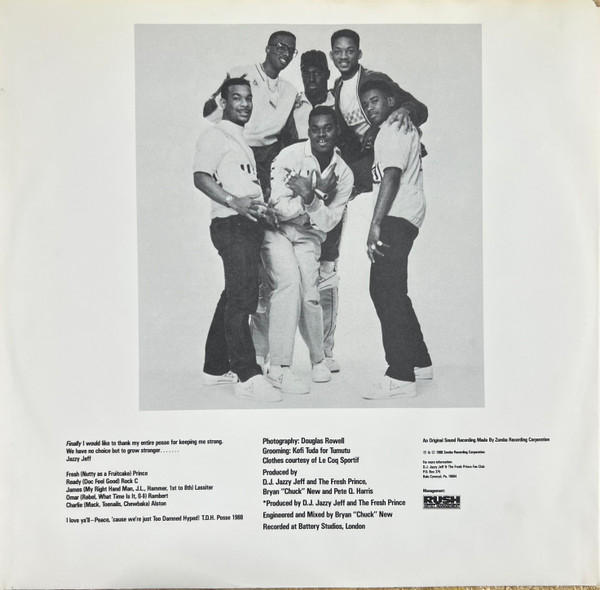 DJ Jazzy Jeff & The Fresh Prince - He's The DJ, I'm The Rapper (2LP) [Vinyl] | Jive (1091-1-J) - 4