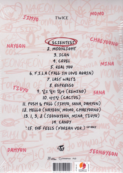Twice - Formula Of Love: O+T=<3 | JYP Entertainment (JYPK 1276) - 2