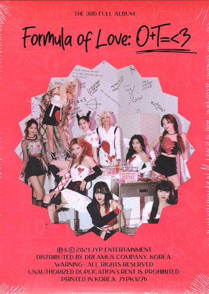 Twice - Formula Of Love: O+T=<3 | JYP Entertainment (JYPK 1276) - main