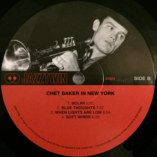 Chet Baker - In New York | Jazztwin (50003) - 4