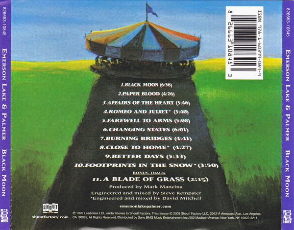 Emerson, Lake & Palmer - Black Moon [CD] | Shout! Factory (826663-10845) - 2