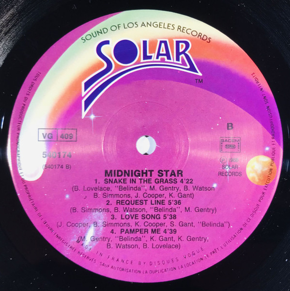 Midnight Star - Midnight Star | Solar (540174) - 2 Midnight Star - Midnight Star | Solar (540174) - 2