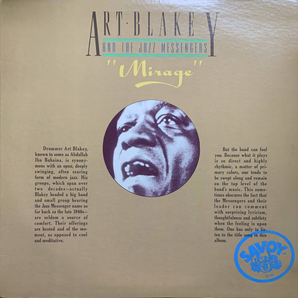 Art Blakey & The Jazz Messengers - Mirage | Savoy Records (SJL 1112) - main Art Blakey & The Jazz Messengers - Mirage | Savoy Records (SJL 1112) - main