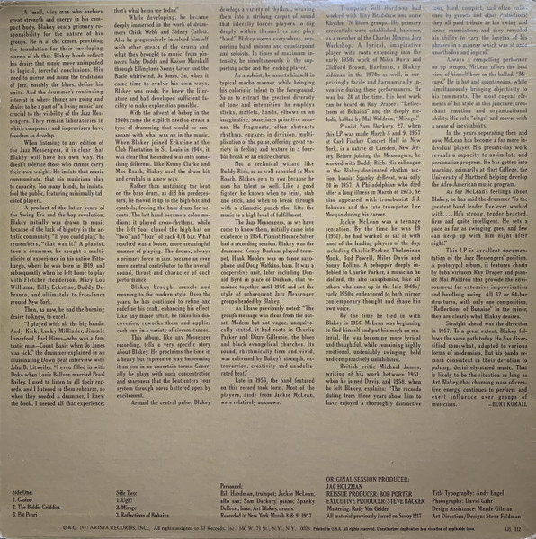 Art Blakey & The Jazz Messengers - Mirage | Savoy Records (SJL 1112) - 2 Art Blakey & The Jazz Messengers - Mirage | Savoy Records (SJL 1112) - 2