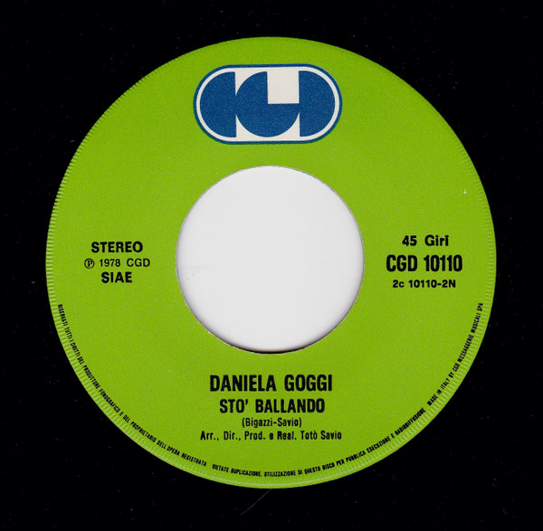 Loretta Goggi & Daniela Goggi - Voglia / Sto Ballando | CGD (CGD 10110) - 4 Loretta Goggi & Daniela Goggi - Voglia / Sto Ballando | CGD (CGD 10110) - 4