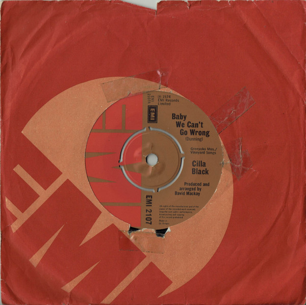 Cilla Black - Baby We Can't Go Wrong | EMI (EMI 2107) - 2