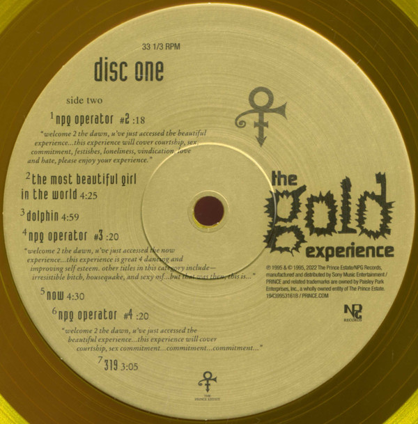 The Artist (Formerly Known As Prince) - The Gold Experience | The Prince Estate (19439953161) - 2