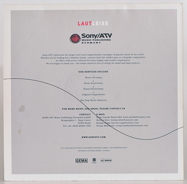 Various - LautLeise | Sony / ATV Music Publishing (none) - 2 Various - LautLeise | Sony / ATV Music Publishing (none) - 2