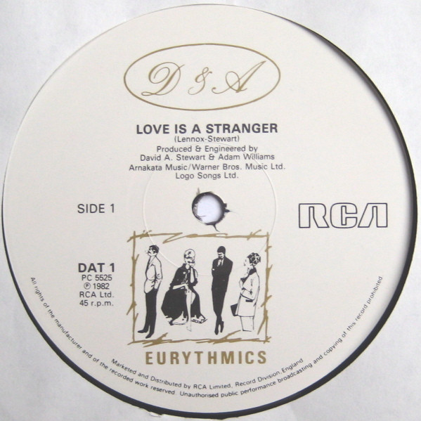 Eurythmics - Love Is A Stranger | RCA (DAT 1) - 3