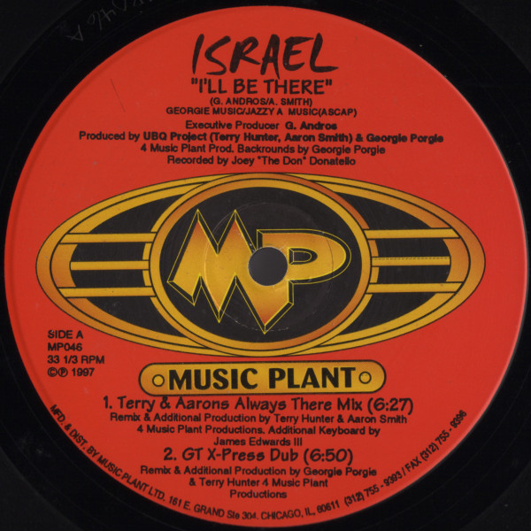 Israel - I'll Be There | Music Plant (MP046)