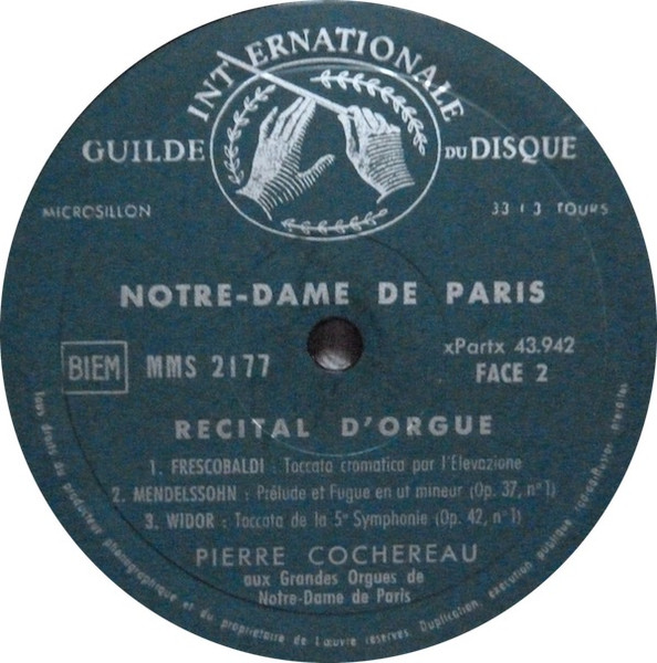 Various - Pierre Cochereau - Récital D'Orgue | Guilde Internationale Du Disque (MMS-2177) - 4 Various - Pierre Cochereau - Récital D'Orgue | Guilde Internationale Du Disque (MMS-2177) - 4