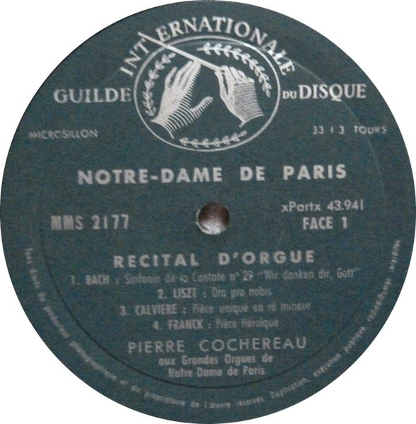 Various - Pierre Cochereau - Récital D'Orgue | Guilde Internationale Du Disque (MMS-2177) - 3 Various - Pierre Cochereau - Récital D'Orgue | Guilde Internationale Du Disque (MMS-2177) - 3