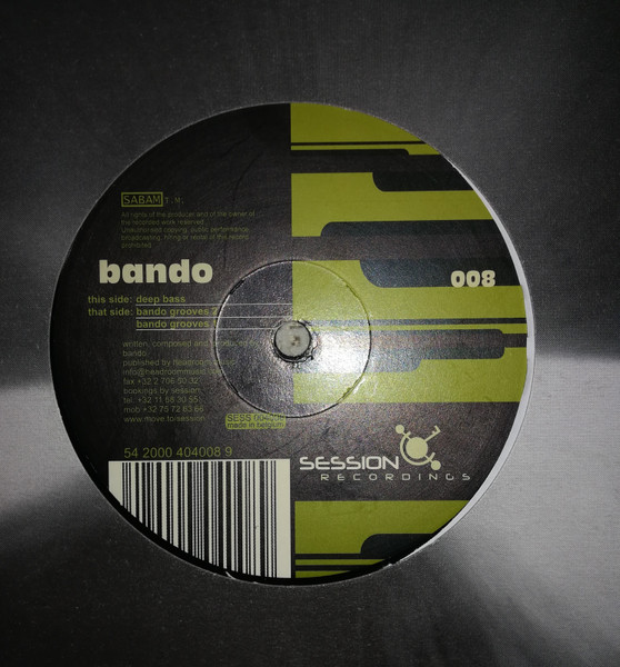 Bando - Bando Grooves | Session Recordings (SESS 004008) - 2