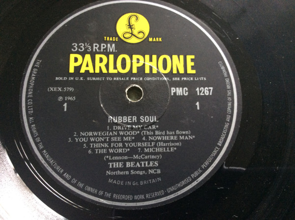 The Beatles - Rubber Soul | Parlophone (PMC 1267) - 4
