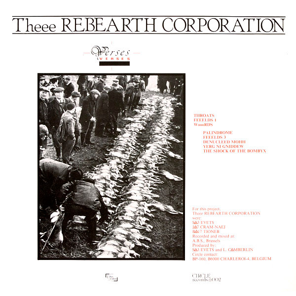 Theee Rebearth Corporation - Verses | Circle Records (CIRCLE 002) - 2
