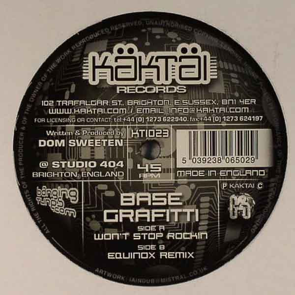 Base Graffiti - Won't Stop Rockin | Kaktai Records (KTI 023)