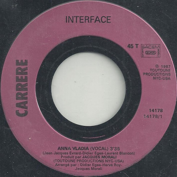 Interface - Anna Vladia | Carrere (14.178) - 3